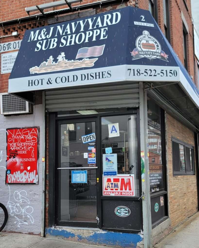 M&J Navy Yard Sub Shoppe banner
